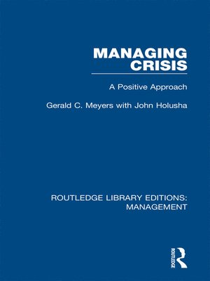 cover image of Managing Crisis